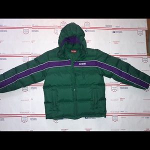Supreme Two-Tone panel puffer jacket s large FW18